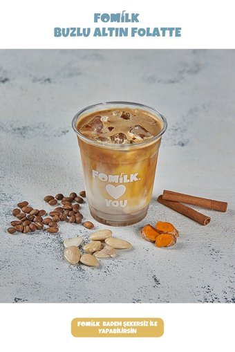 Fomilk Şekersiz Badem Sütü Laktozsuz 12'li 1 lt