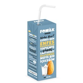 Fomilk Badem Sütü Laktozsuz 200 ml