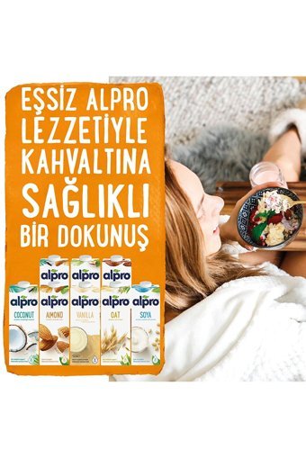 Alpro Hindistan Cevizi Sütü Laktozsuz 4'lü 1 lt