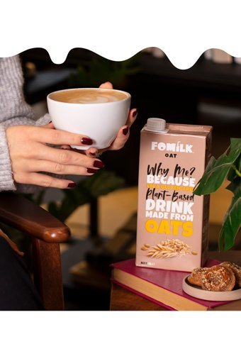 Fomilk Vegan Yulaf Sütü Laktozsuz 4'lü 1 lt