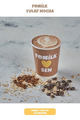 Fomilk Vegan Yulaf Sütü Laktozsuz 4'lü 1 lt