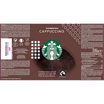 Starbucks Cappucino Süt Laktozsuz 220 ml