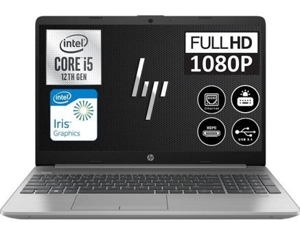 HP 250 G9 6Q8M5ESSN04 Dahili Intel Iris Xe Graphics Eligible Intel Core i5 1235U 8 GB Ram 2 TB SSD 15.6 inç Full HD FreeDos Laptop