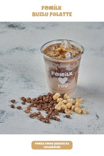 Fomilk Şekersiz Fındık Sütü Laktozsuz 12'li 1 lt