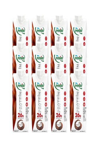 Pınar Kakaolu Süt Laktozsuz 12'li 500 ml