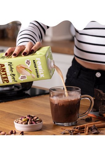 Fomilk Vegan Antep Fıstığı Sütü Laktozsuz 2'li 1 lt