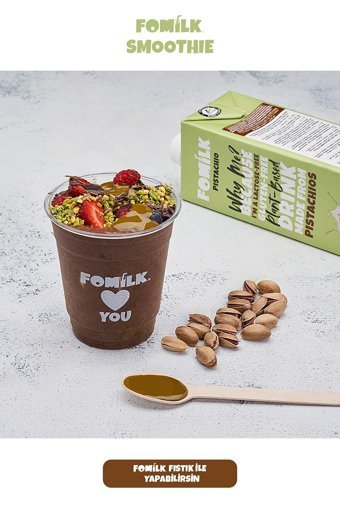 Fomilk Vegan Antep Fıstığı Sütü Laktozsuz 2'li 1 lt