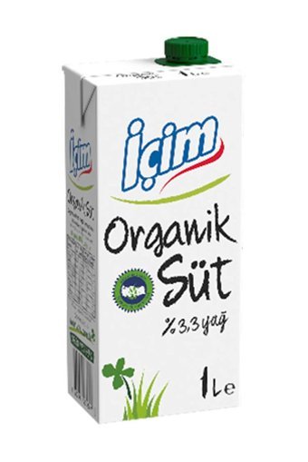 İçim Organik Süt 1 lt