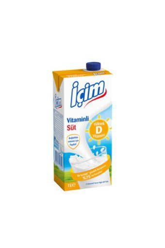 İçim D Vitaminli Süt 5'li 1 lt