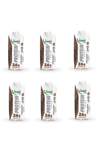 Pınar Kakaolu Süt Laktozsuz 6'lı 500 ml
