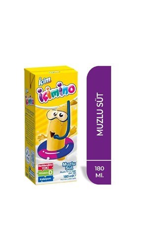 İçim Muzlu Süt 6'lı 180 ml