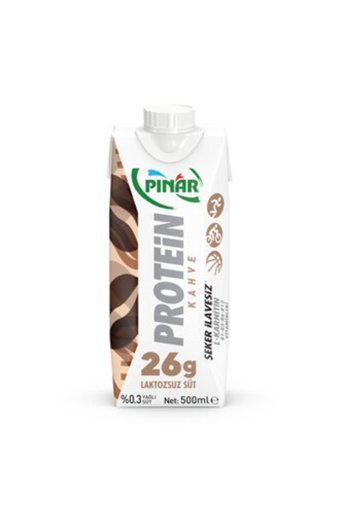 Pınar Kahveli Süt Laktozsuz 5'li 500 ml