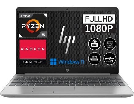 HP 255 G9 6Q8N2ESWP05 Dahili AMD Radeon RX Vega 7 AMD Ryzen 5 5625U 16 GB Ram 256 GB SSD 15.6 inç Full HD Windows 11 Pro Laptop