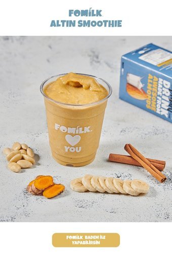 Fomilk Vegan Badem Sütü Laktozsuz 6'lı 1 lt