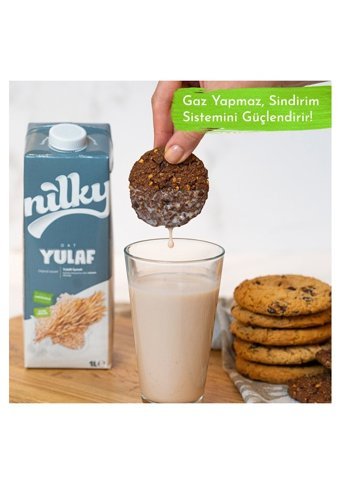 Nilky Vegan Yulaf Sütü Laktozsuz 5'li 1 lt