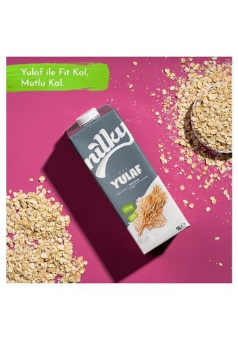 Nilky Vegan Yulaf Sütü Laktozsuz 5'li 1 lt