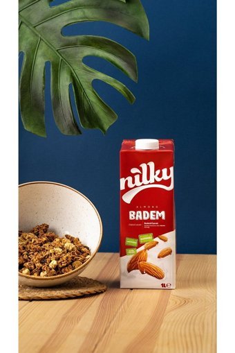 Nilky Vegan Badem Sütü Laktozsuz 3'lü 1 lt