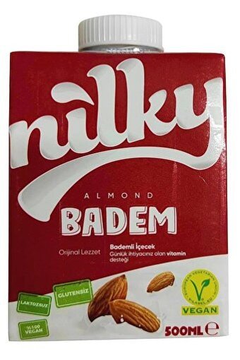 Nilky Vegan Badem Sütü Laktozsuz 12'li 500 ml