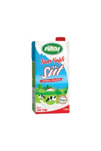 Sütaş Tam Yağlı Süt 1 lt