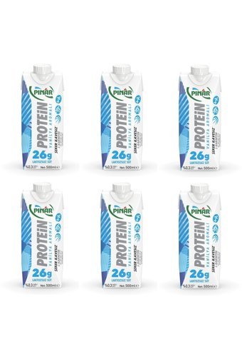 Pınar Vanilyalı Süt Laktozsuz 6'lı 500 ml
