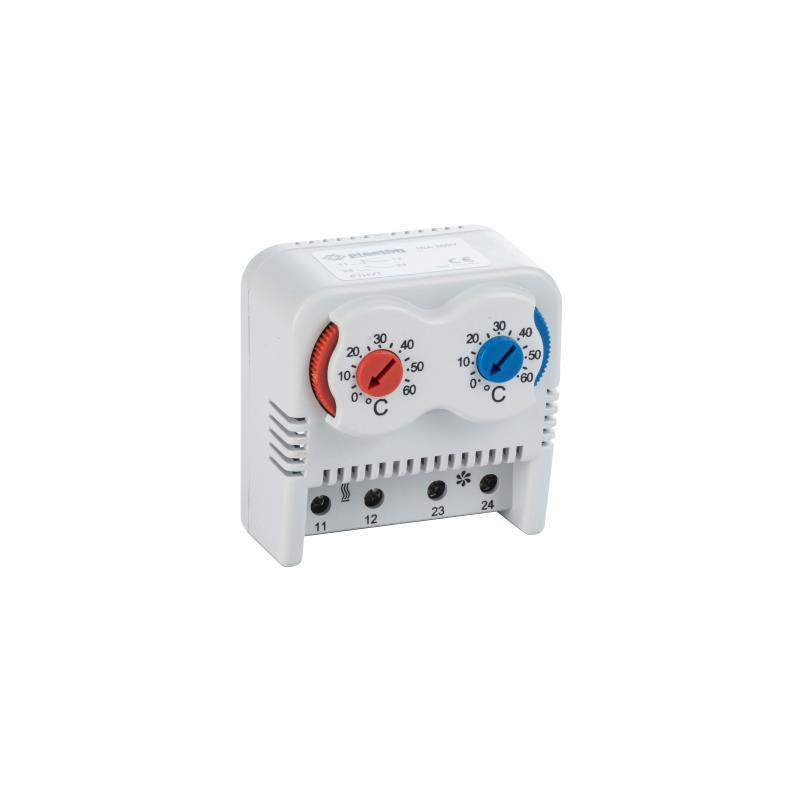 Plastim ÇİFTLİ NC+NO 60 Derece Kablolu Dijital Termostat