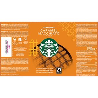 Starbucks Caramel Macchiato Süt Laktozsuz 220 ml