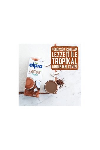 Alpro Çikolatalı Hindistan Cevizi Sütü Laktozsuz 1 lt