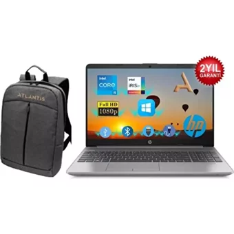 HP 250 G8 853U8ES097 Dahili Intel Iris Xe Graphics Intel Core i5 1135G7 8 GB Ram 128 GB SSD 15.6 inç Full HD Windows 11 Pro Laptop + Çanta
