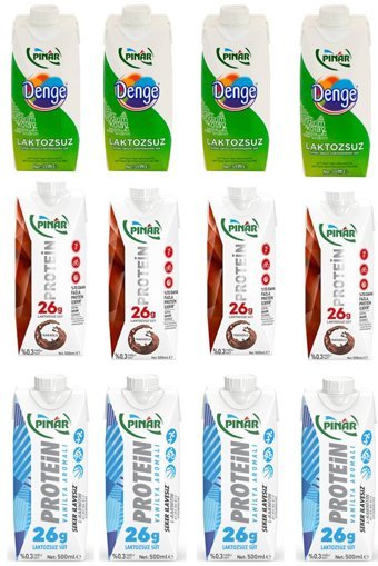 Pınar Denge Süt Laktozsuz 12'li 500 ml