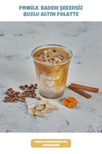 Fomilk Şekersiz Badem Sütü Laktozsuz 27'li 200 ml