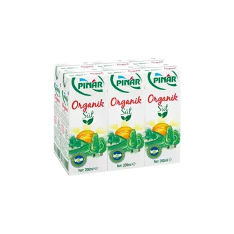 Pınar Organik Süt 6'lı 200 ml
