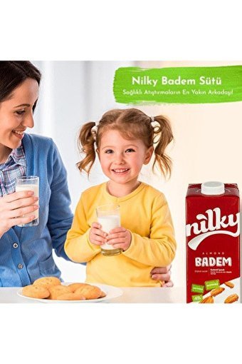 Nilky Vegan Badem Sütü Laktozsuz 12'li 1 lt