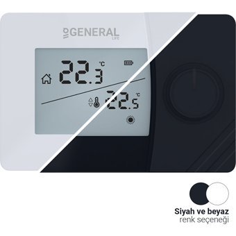 General Mitra 250S Rf 30 Derece 0.1 Derece Hassasiyet Kablosuz Dijital Termostat