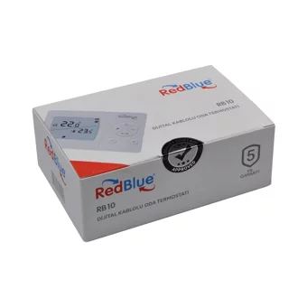 Redblue RB10 Rf 30 Derece 0.1 Derece Hassasiyet Kablolu Dijital Termostat