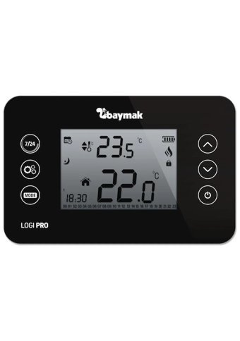 Baymak Logi Pro 100022440 30 Derece 0.5 Derece Hassasiyet Kablosuz Dijital Termostat