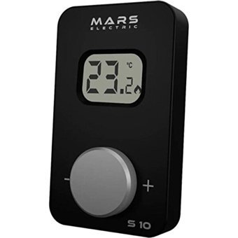 Mars S10 35 Derece 0.2 Derece Hassasiyet Kablosuz Dijital Termostat Siyah