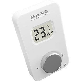 Mars S10 35 Derece 0.2 Derece Hassasiyet Kablosuz Dijital Termostat Beyaz