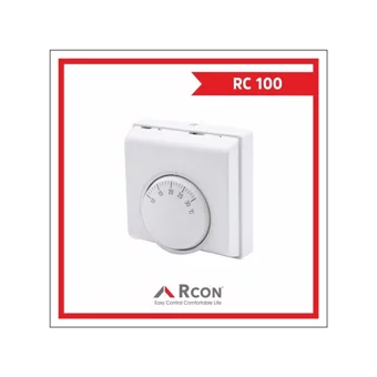 Rcon Rc 100 30 Derece 1 Derece Hassasiyet Kablolu Analog Termostat