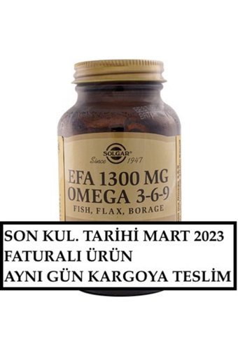 Solgar Efa 1300 Mg Omega 3 Kapsül 1300 mg 60 Adet