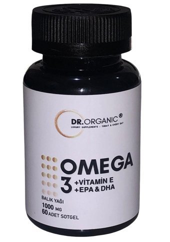 Dr.Organic Omega 3 Balık Yağı Kapsül 1000 mg 60 Adet