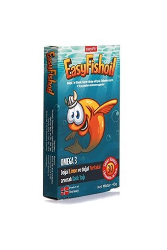 Easyvit Easyfishoil Çiğnenebilir Omega 3 Tablet 600 mg 30 Adet