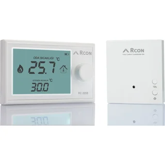 Rcon RC205S 32 Derece 0.3 Derece Hassasiyet Kablosuz Dijital Termostat