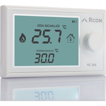 Rcon RC205S 32 Derece 0.3 Derece Hassasiyet Kablosuz Dijital Termostat