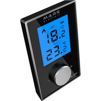 Mars Elektrik S20 35 Derece 0.2 Derece Hassasiyet Kablosuz Dijital Termostat Beyaz