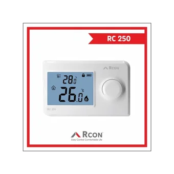 Rcon Rc 250 30 Derece 0.5 Derece Hassasiyet Kablolu Dijital Termostat
