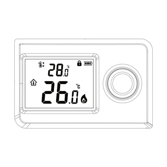 Rcon Rc 250 30 Derece 0.5 Derece Hassasiyet Kablolu Dijital Termostat