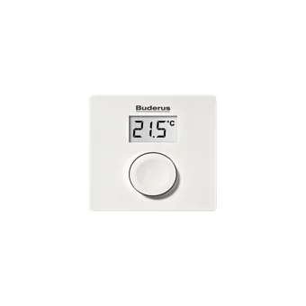 Buderus RC100 30 Derece 0.5 Derece Hassasiyet Kablolu Dijital Termostat