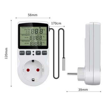 Artvision 120 Derece 1 Derece Hassasiyet Akıllı Dijital Termostat
