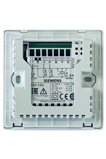 Siemens Fan Coil 35 Derece 0.5 Derece Hassasiyet Kablolu Dijital Termostat