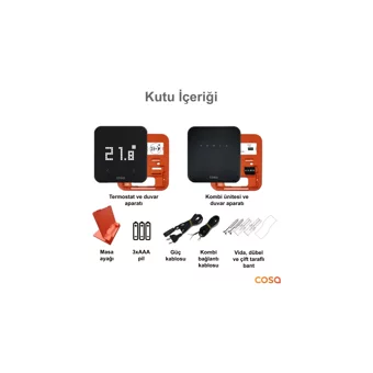 Cosa P4TR-21 32 Derece 0.1 Derece Hassasiyet Akıllı Kablosuz Dijital Termostat